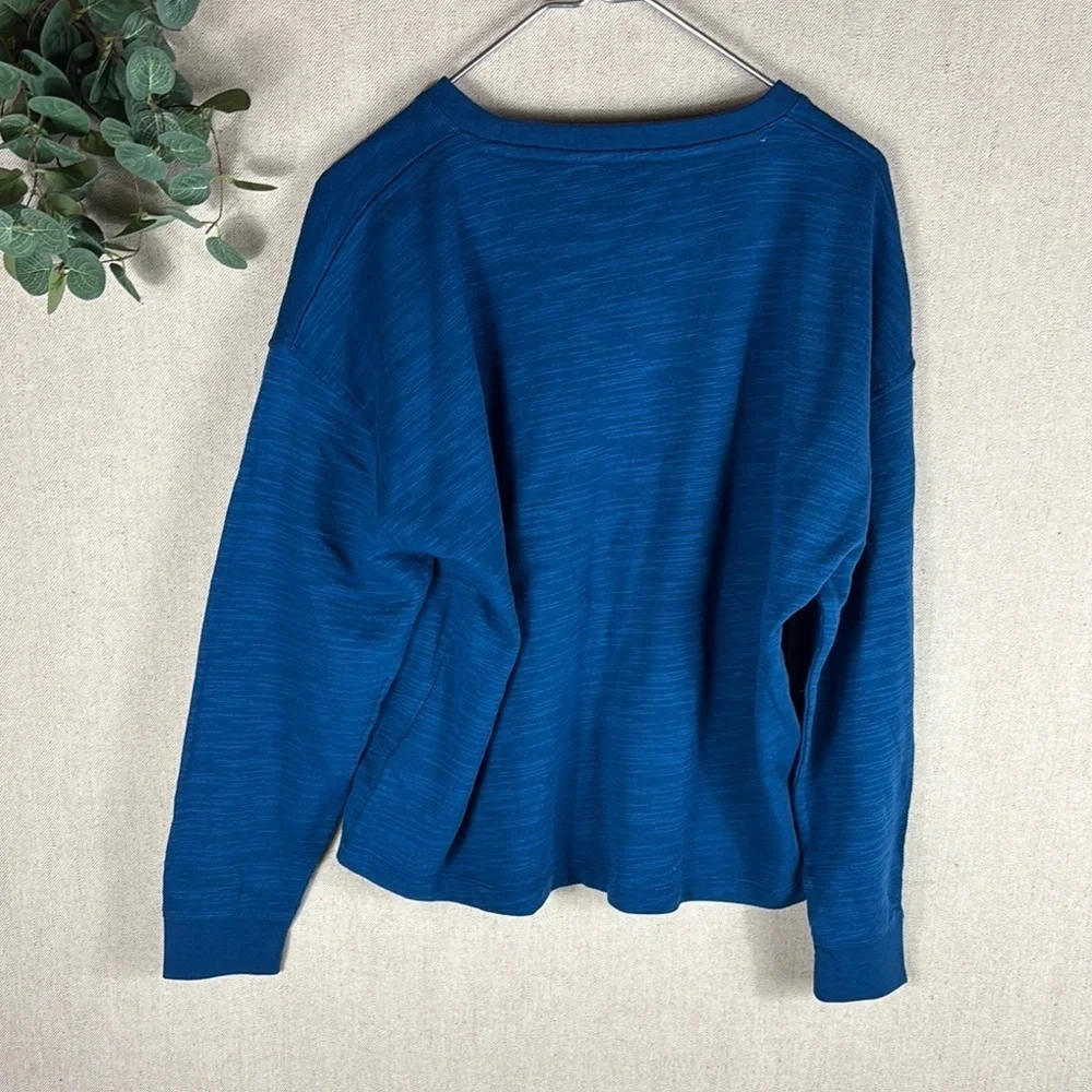 J. Crew > Men’s Blue Crew Neck Long Sleeve Shirt Extra Large